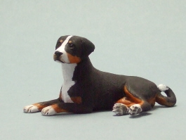 (image for) Miniature Laying Appenzeller Dog by Karl Blindheim